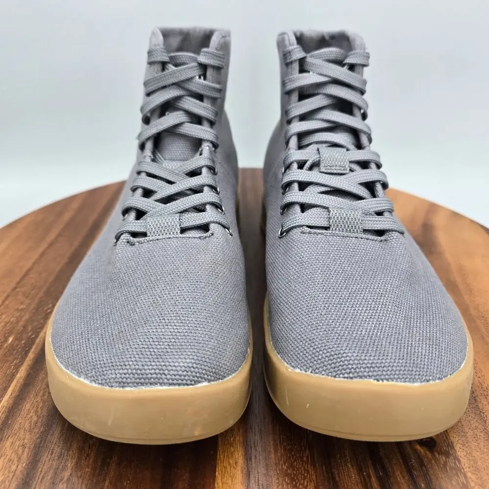 Nobull Shoes Womens 8 Gray Canvas High Top Gym Workout Trainer Athletic Sneakers - Picture 2 of 8